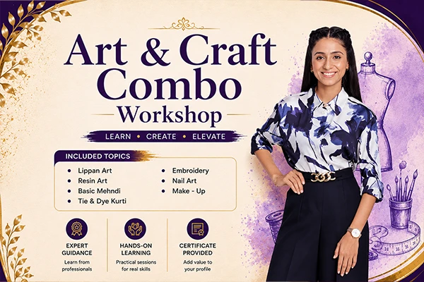Art & Craft Combo Workshop | Raja Rani Academy